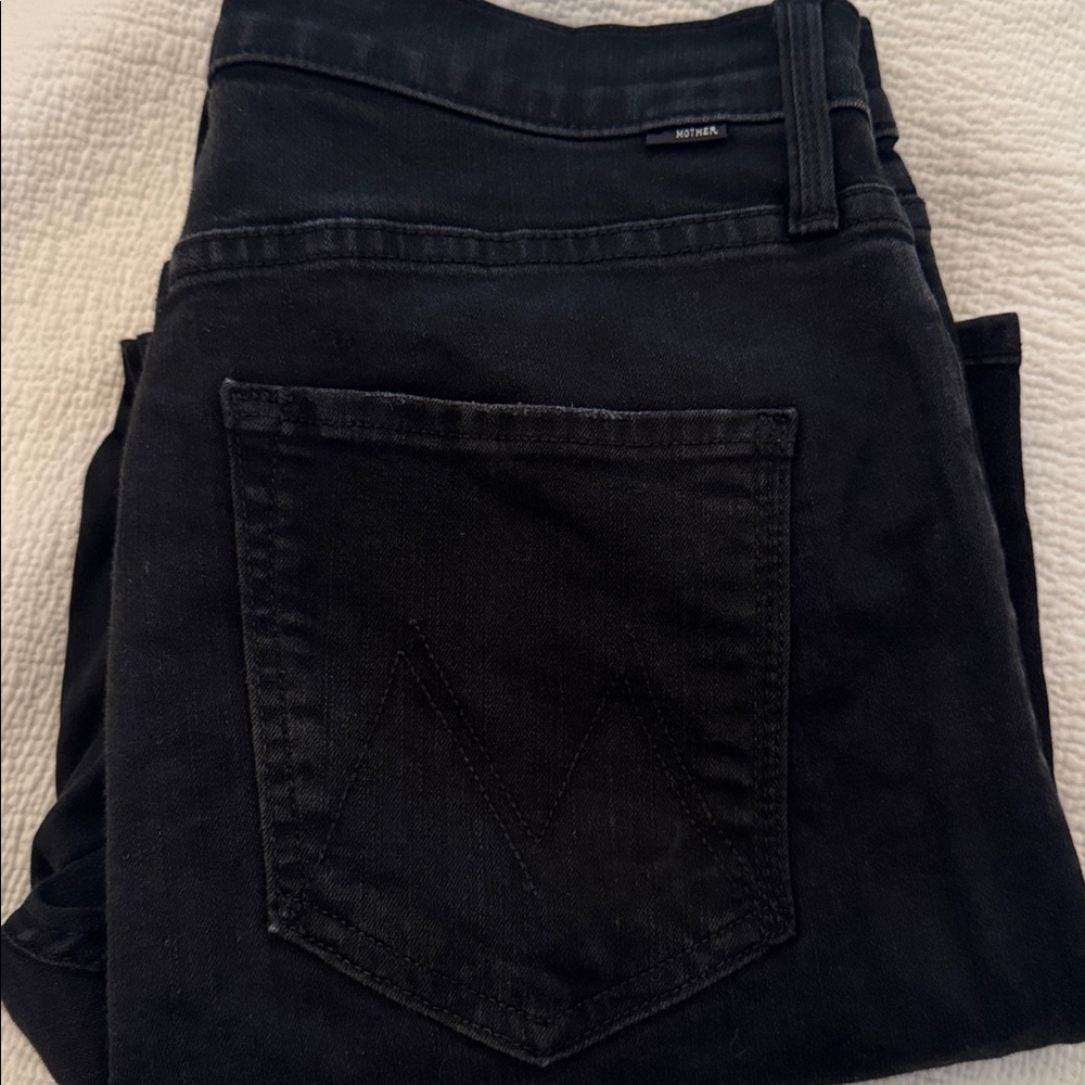 MOTHER Charcoal Denim Jeans